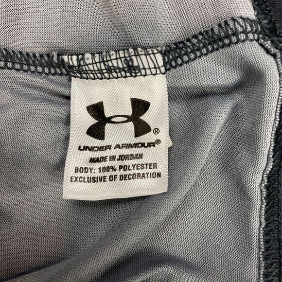 Under armour Tee Shirt Mens Size Medium Gray Tie Dye Heatgear Loose Short Sleeve - Picture 6 of 13
